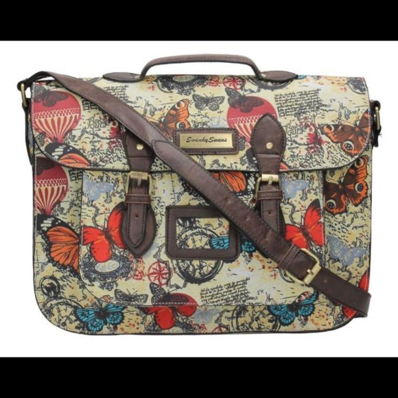 ๐จ๐ฆ NWOT Butterfly Top Handle Satchel Laptop Bag ๐ฆ - Picture 4 of 4